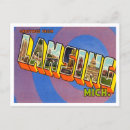 Search for vintage michigan postcards Greetings from