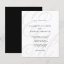 Search for classy 4x5 invitations Black and white