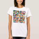 Search for black and white geometric design tshirts For her