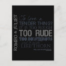 Search for romeo and juliet postcards Literature