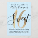 Search for foil sweet 16 invitations Pastel