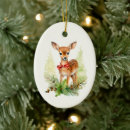 Search for vintage reindeer christmas tree decorations Festive