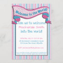 Search for welcome to the world baby shower invitations Blue