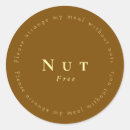 Search for peanut allergy stickers Nut free