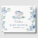 Search for baby shower guest books Elephant