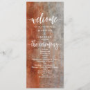 Search for autumn wedding programs Rustic