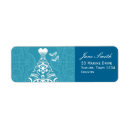 Search for traditional wedding return address labels Vintage