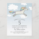 Search for unicorn 5th birthday invitations Rainbow