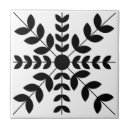 Search for black and white floral pattern tiles Elegant