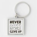Search for giving up key rings Inspirational