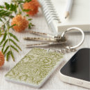 Search for blue damask key rings William morris