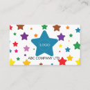 Search for kindergarten business cards Education