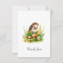 Search for cute hedgehog thank you cards Whimsical