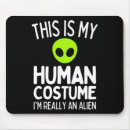 Search for alien skull mousepads Spooky season
