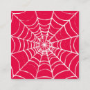 Search for halloween business cards Spider