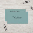 Search for green and black business cards Minimalistic