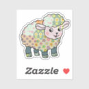 Search for cartoon farm animals stickers Lamb