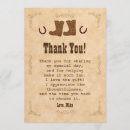 Search for cowboy thank you cards Party