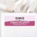 Search for pink damask return address labels Chic