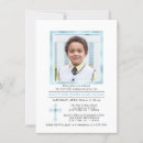 Search for boy first communion invitations White