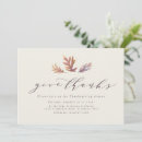 Search for elegant thanksgiving invitations Fall leaves