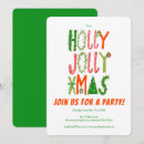 Search for holly seasonal invitations Elegant