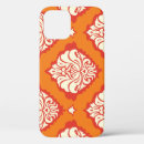 Search for orange damask iphone cases Background