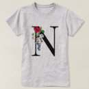 Search for letter n tshirts Girly