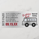 Search for bus party invitations Ticket