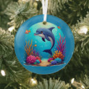Search for coral christmas tree decorations Ocean life