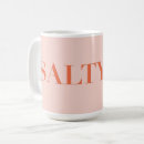 Search for salty mugs Typography