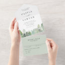 Search for evergreen wedding invitations Forest