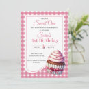 Search for pink cupcake invitations Sweet celebration
