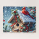 Search for cardinal bird puzzles Beautiful