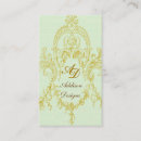 Search for rococo business cards French