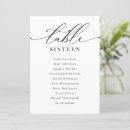 Search for rehearsal dinner table cards Calligraphy