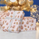Search for christmas cookie wrapping paper Pink