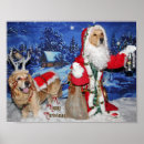 Search for golden retriever christmas posters Dog