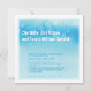 Search for blue ombre wedding invitations Stylish