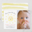 Search for sun birthday invitations Yellow