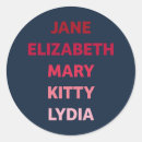 Search for sister stickers Pride and prejudice