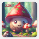 Search for cute toadstool stickers Red