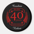 Search for ruby anniversary magnets 40 years