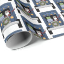 Search for driving wrapping paper Santa