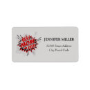 Search for star design return address labels For her