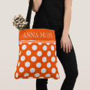 Search for orange dot bags Polka dots