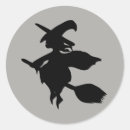 Search for witch silhouette stickers Flying