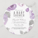Search for lilac baby shower invitations Watercolor