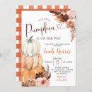 Search for lil pumpkin baby shower invitations A little pumpkin