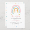 Search for heart baby girl shower invitations It's a girl